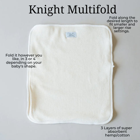 Cloth Bums Knight Night Nappy 2.0 + INSERT SET